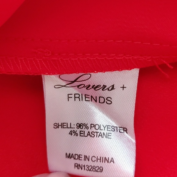 Revolve Lovers + Friends Violet Midi in Rose Strapless Dress Red Cocktail NEW - Picture 11 of 11